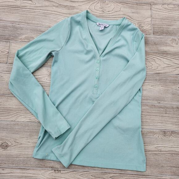 (S) Athleta long sleeve top - Picture 1 of 5